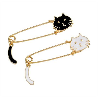 2 Pieces Cat Pin Cute Brooch