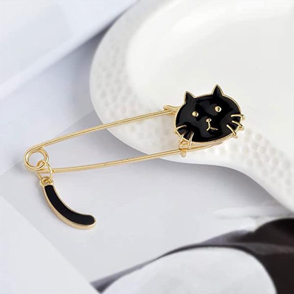2 Pieces Cat Pin Cute Brooch 2